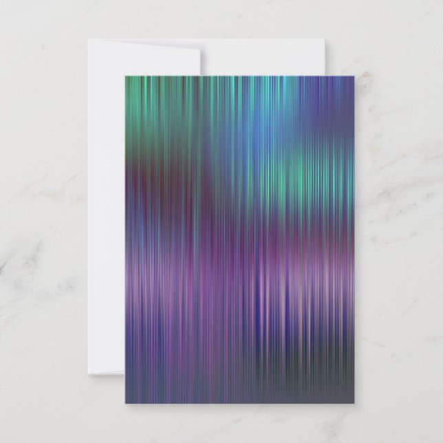 Futuristic Colour Blur Blank Invitation Design (Front)