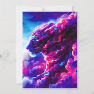 Futuristic Cosmic Neon Leopard  Announcement