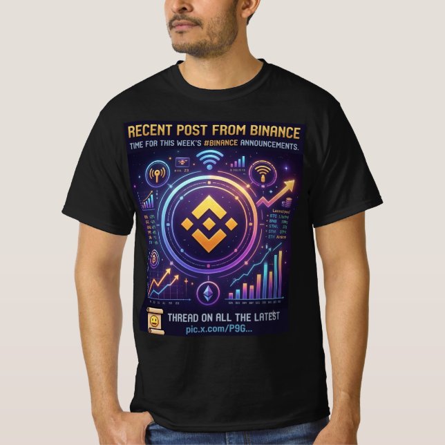 Futuristic Crypto Trading Analysis Graph T-Shirt (Front)