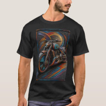 Futuristic Custom Motorcycle – 3D Micro Mosaic