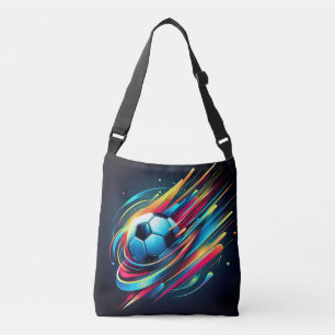 Futuristic Cyber Football Speed Sports Crossbody Bag