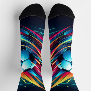 Futuristic Cyber Football Speed Sports Socks