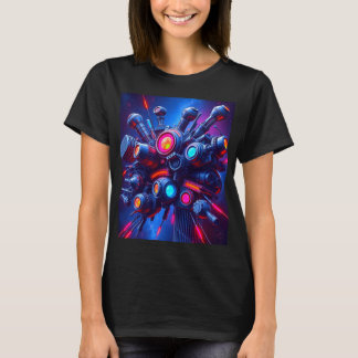 Futuristic Cyber Tech T-Shirt