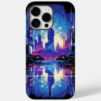 Futuristic Cyberpunk City Skyline