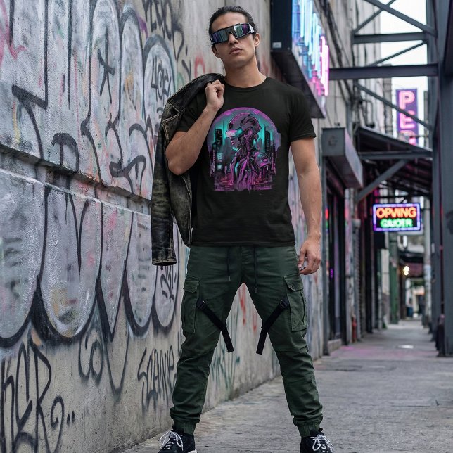 Futuristic Cyborg Art T-Shirt (Creator Uploaded)