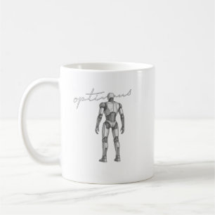 Futuristic Deep Space Rocket   Mars Mission Space  Coffee Mug