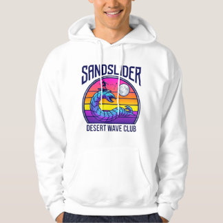 Futuristic Desert Worm Surf Club Synthwave T-Shirt Hoodie