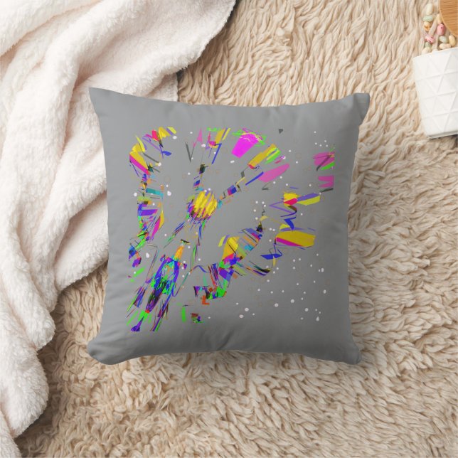 Futuristic Digital Art Creations  Cushion (Blanket)