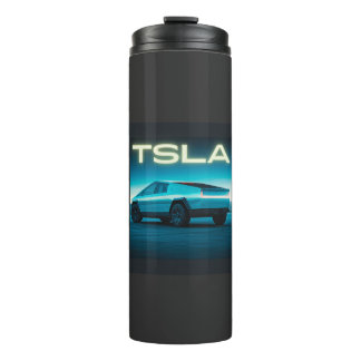 Futuristic Electric Pickup Truck Thermal Tumbler