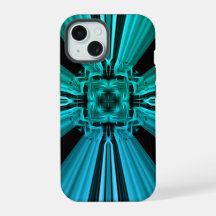 Futuristic Electric Plasma Fractal Design