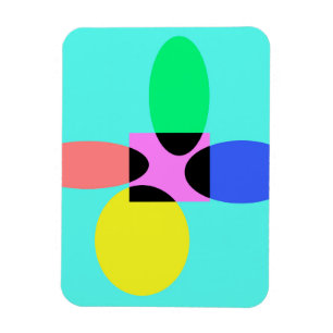 Futuristic flower magnet