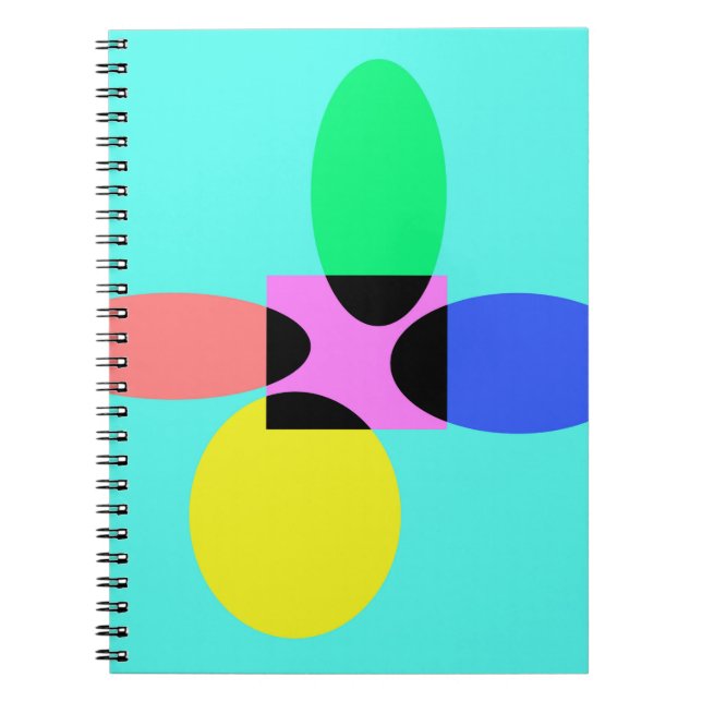 Futuristic flower notebook (Front)