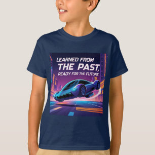 Futuristic Flying Car with Inspirational Quote T-Shirt