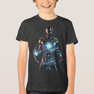 Futuristic Force Field Superhero Tri-Blend Shirt