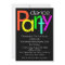 Futuristic Fun 5x7 Dance Party Invitation