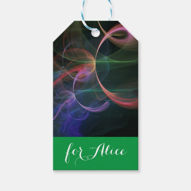 Futuristic Gift Tags (Front)