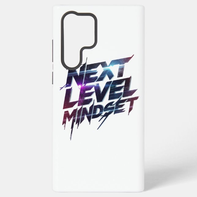 Futuristic Glitch Typography for Success Samsung Galaxy S22 Ultra Case (Back)