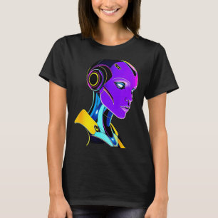 Futuristic Graphic Design Robot 1 T-Shirt
