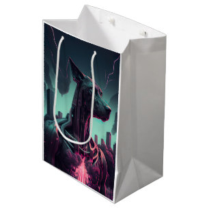 Futuristic Great Dane The Robotic Companion Medium Gift Bag