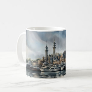 Futuristic Harbour Coffee Mug
