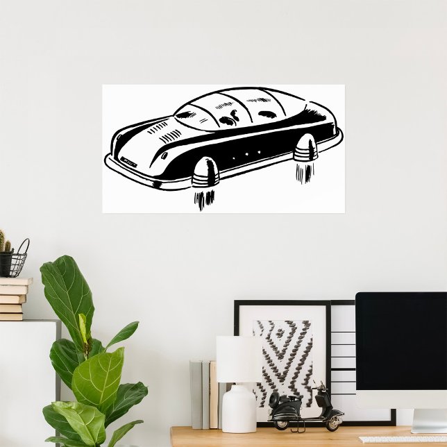 Futuristic Hover Car Poster (Creator Uploaded)