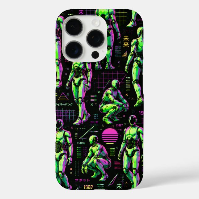 Futuristic Humanoid Robot Art | AI Android Sci-Fi  Case-Mate iPhone Case (Back)