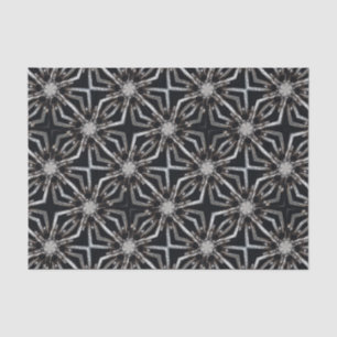 Futuristic Industrial Print Pattern Tissue Paper