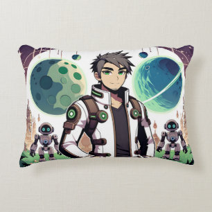 Futuristic Man Decorative Cushion