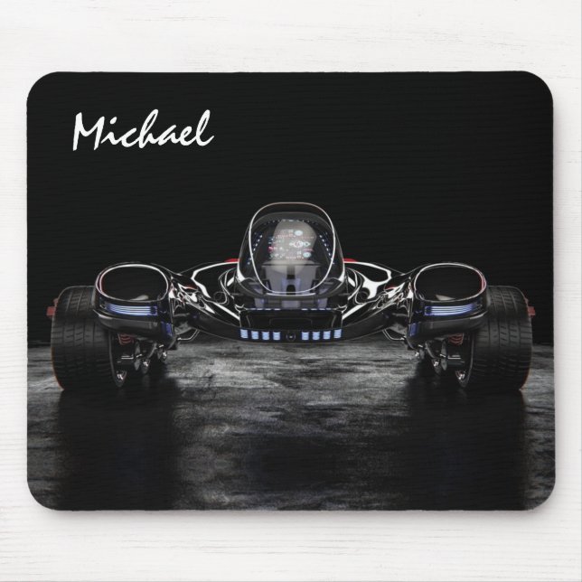 Futuristic Mars Rover Mouse Mat (Front)