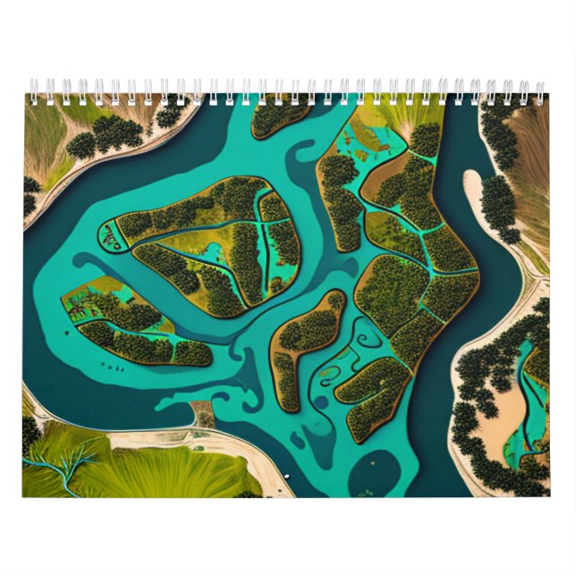 Futuristic Marshlands Calendar (Cover)
