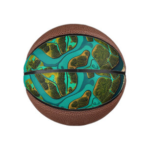 Futuristic Marshlands Mini Basketball