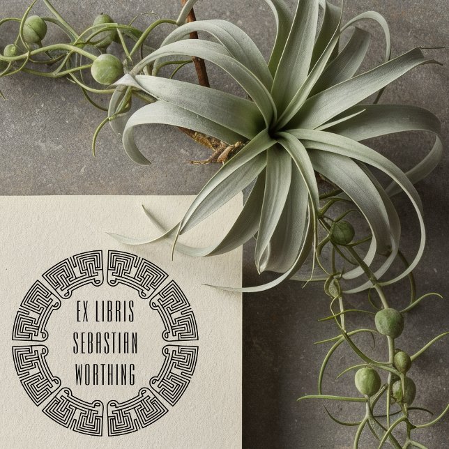 Futuristic Maze Custom Ex Libris Stamp (Creator Uploaded)