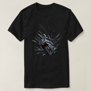 Futuristic Motorcycle Rider T-Shirt T-Shirt