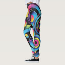 Futuristic Neon Abstract Women's