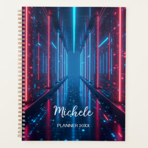 Futuristic Neon Planner Cyberpunk Digital