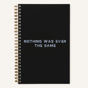 Futuristic Notebook in Dark Grey