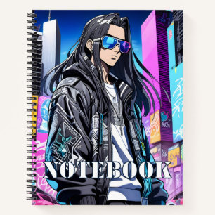 Futuristic Pop Star 0001 Notebook