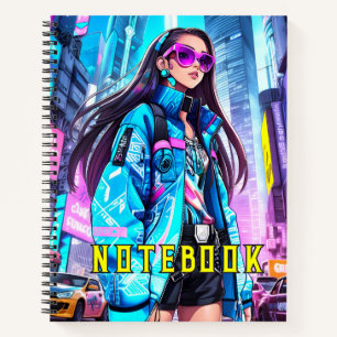 Futuristic Pop Star 0002 Notebook
