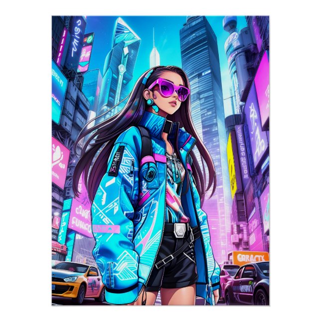 Futuristic Pop Star 0002 Poster (Front)