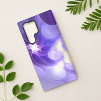Futuristic Purple Vortex Neon Abstract Case