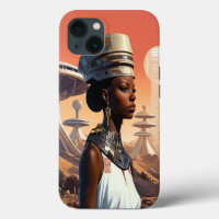 Futuristic Queen Afrofuturistic Science Fiction