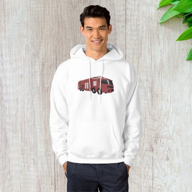 Futuristic Red Sci-Fi Command Vehicle Hoodie (Creator Uploaded)