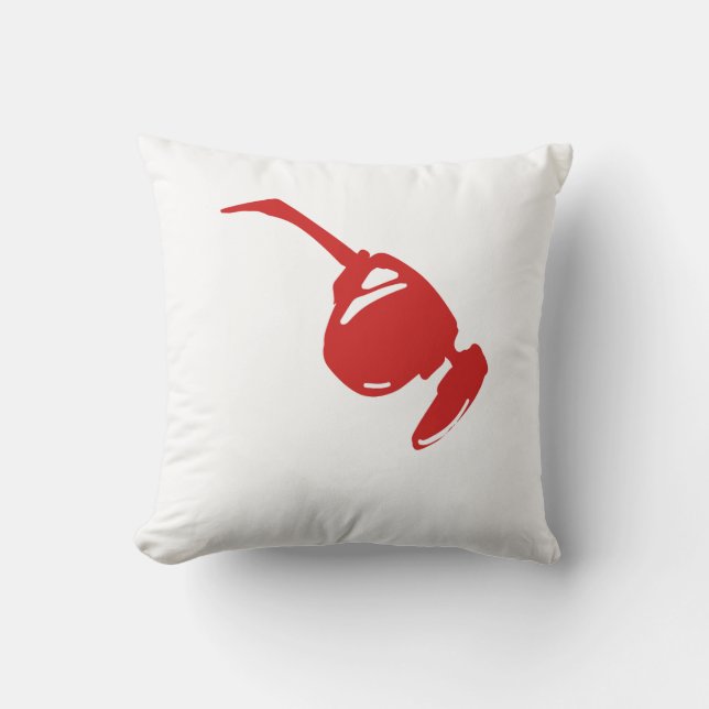 Futuristic Red Tech Design."Perfect for tech lover Cushion (Front)