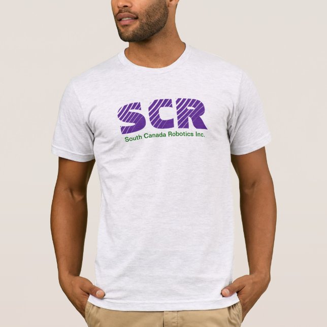 Futuristic Robotics Company Robot future fiction T-Shirt (Front)