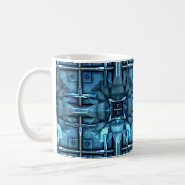 Futuristic Sci-Fi Armour 1 Coffee Mug (Left)