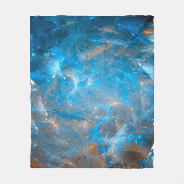 Futuristic space backgroundbackground,abstract,lig fleece blanket (Front)