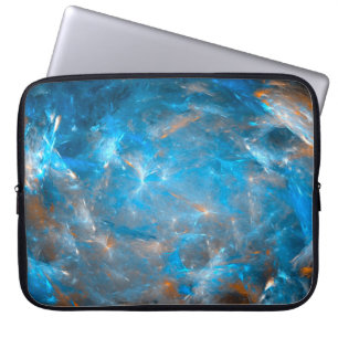 Futuristic space backgroundbackground,abstract,lig laptop sleeve
