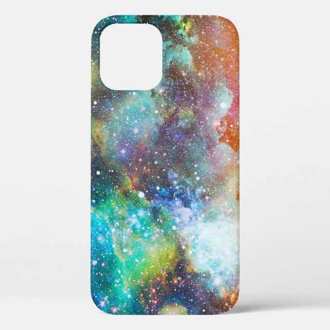 Futuristic space, starry nebula background. Case-Mate iPhone case (Back)