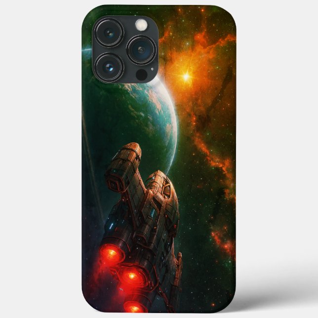 Futuristic Spaceship Case-Mate iPhone Case (Back)