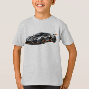 Futuristic Sports Car Boys’ T-Shirt
